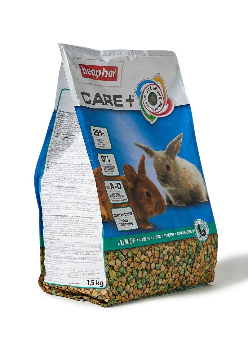 Care Plus Rabbit Junior Food Multicolour 1.5kg