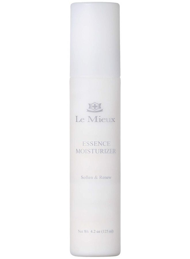 Essence Moisturizer - Peptide-Infused Facial Anti Aging Emulsion with Marine Collagen, Hexapeptide-8 & Hyaluronic Acid Base, Hygrating & Fragrance-Free (4.2 oz / 125 ml)