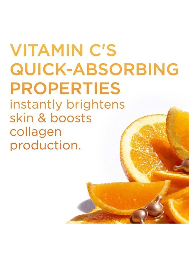 Vitamin C Ceramide Capsules Serum, Daily Skin Care, Brightening Face Serum, 60 Count