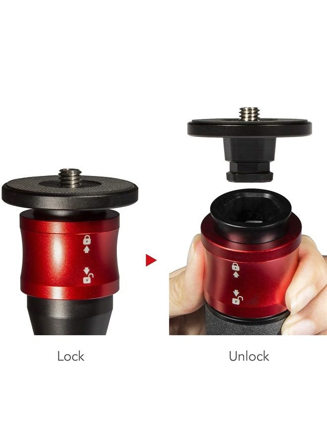 Quick Release Plate (New Version) for IFOOTAGE Cobra 2 Camera Monopod