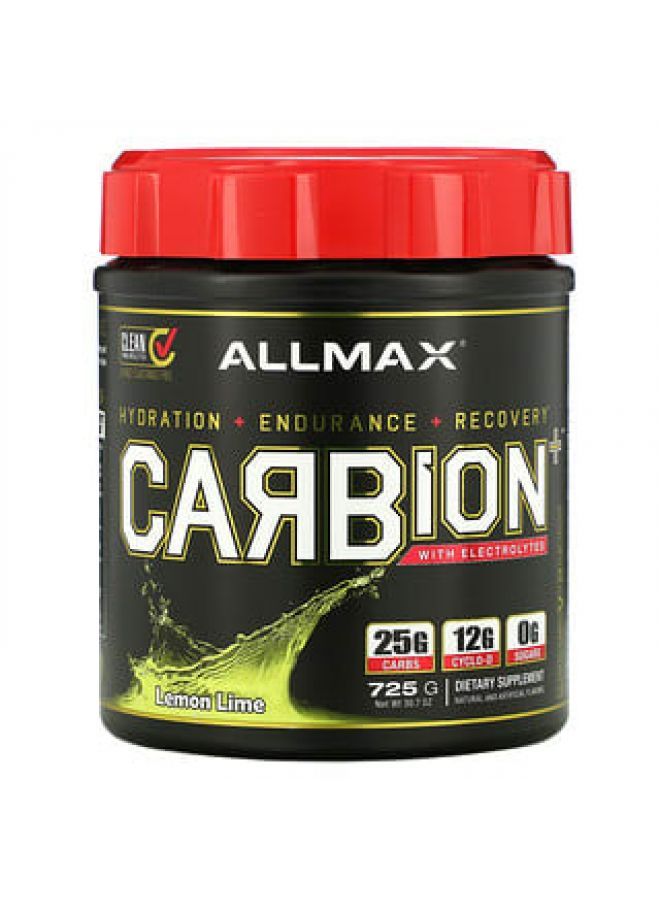 ALLMAX Nutrition CARBion+ with Electrolytes Lemon Lime 30.7 oz (725 g)