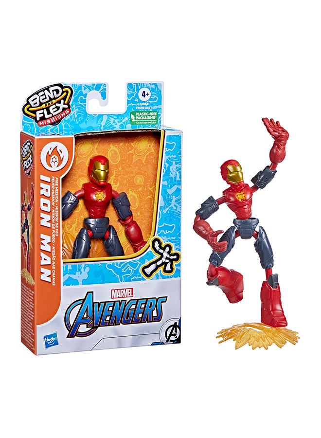 Marvel Avengers Bend And Flex Missions 6-Inch Bendable Action Figures