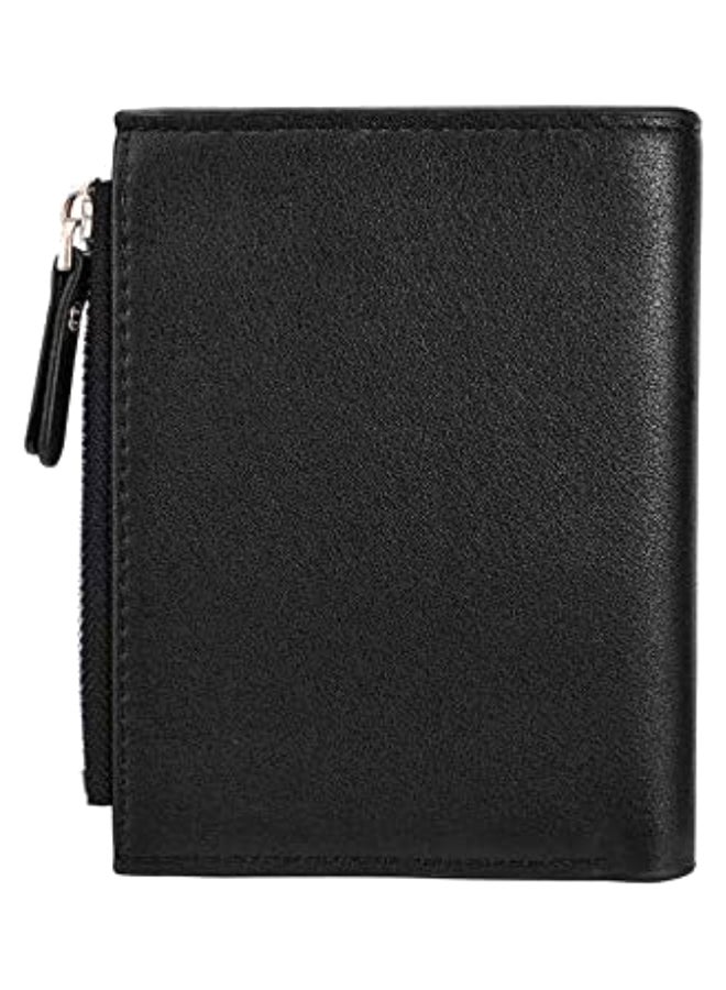 Multifunctional Leather Wallet Black