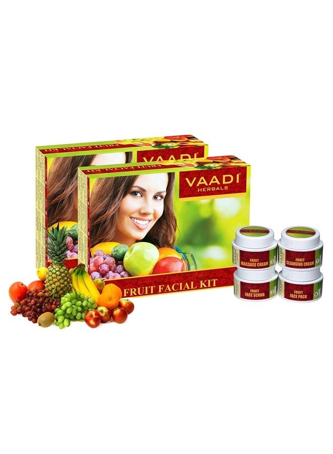Fruit Facial Kit 2.5 Ounce Each - Pack of 2