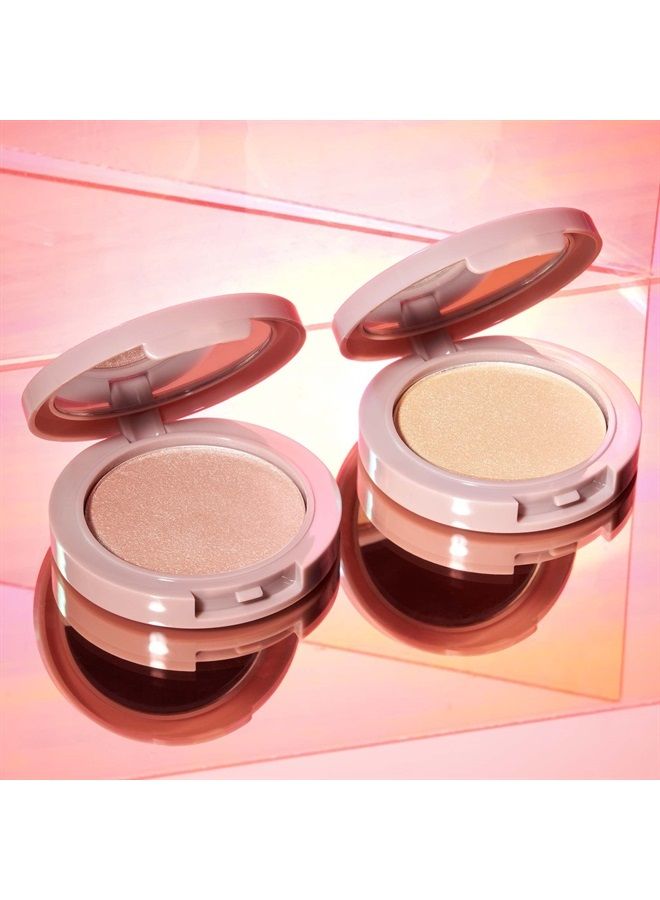 Positive Radiance Skin Perfecting Highlighter, Liquid-Powder Luminous Formula, Pearlicious Pink