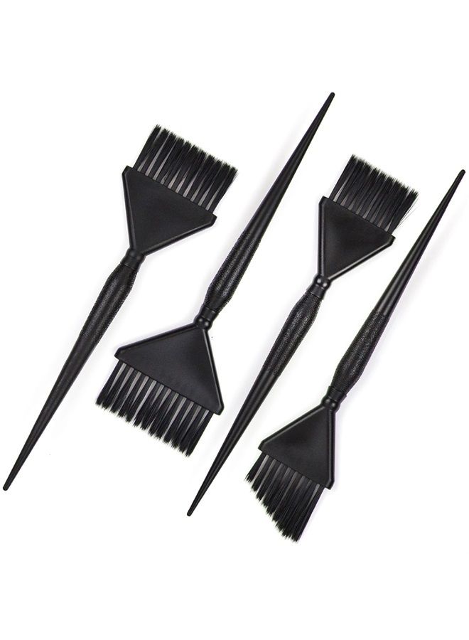 Hair Dye Brush Set - 4 Color Brushes for Hair Salon - Hair Color Brush Applicator Set - Balayage Brush - Hair Tint Brush - Hair Dying Brush - Hair Coloring Kit