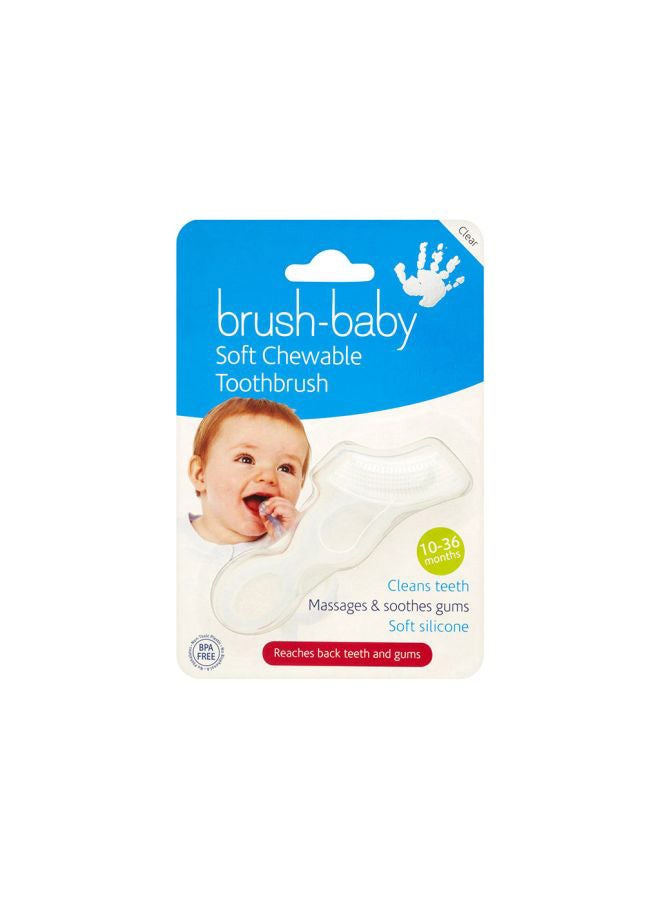 Brush-Baby Chewable Toothbrush & Teether 10 - 36 months