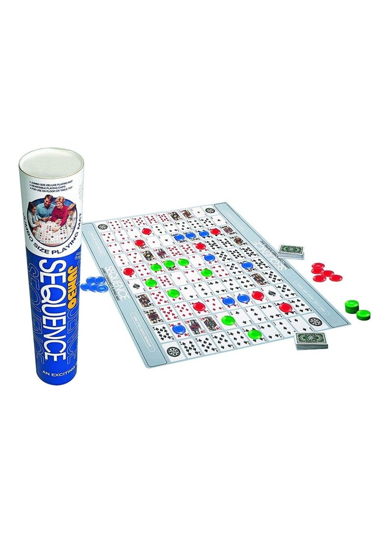 Sequence Jumbo Tube Board Game Original