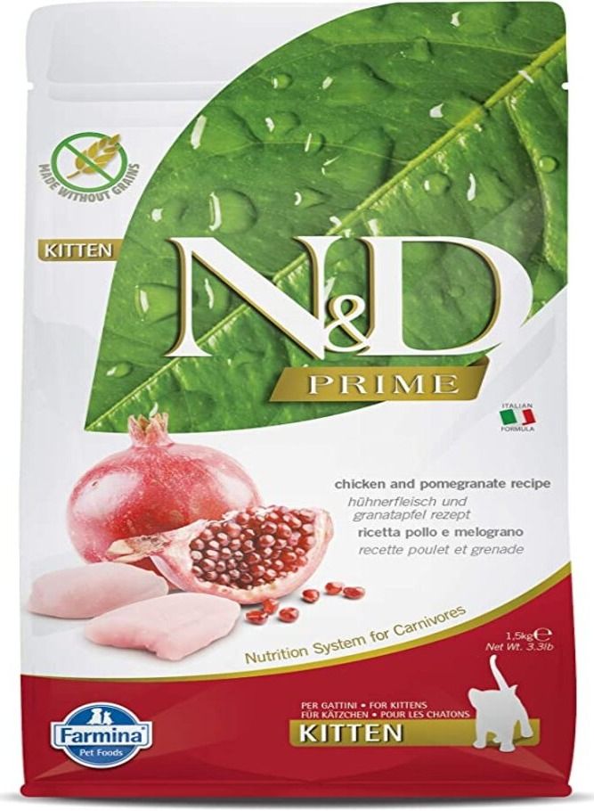 farmina n&d chicken pomegranate for kitten 1.5kg