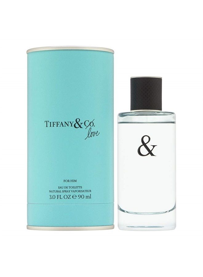 Love Eau De Toilette Spray for Men, boasts aromatic, woody and spicy, 3 Fl Oz