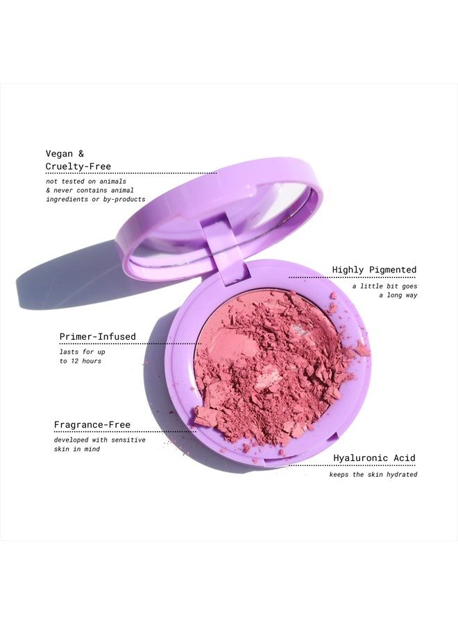 In Bloom Powder Blush | vegan & cruelty-free, fragrance-free, highly pigmented, primer-infused | 3.8g (Liv On Sunday)