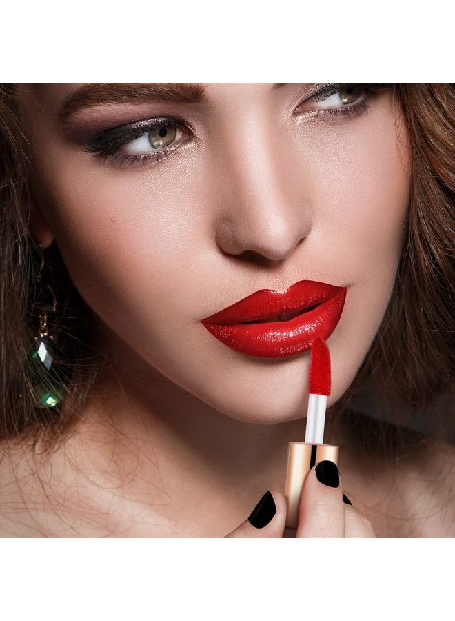 100 Pieces 1.2 ml Clear Mini Lip Gloss Tube Refillable Empty Lip Balm Gloss Containers Bottles Transparent Mini Lipstick Containers for Women Girls DIY Makeup (Rose Gold)