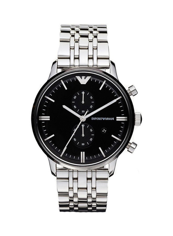 Men's Chronograph Round Shape Stainless Steel Wrist Watch AR0389 - 43 Mm
