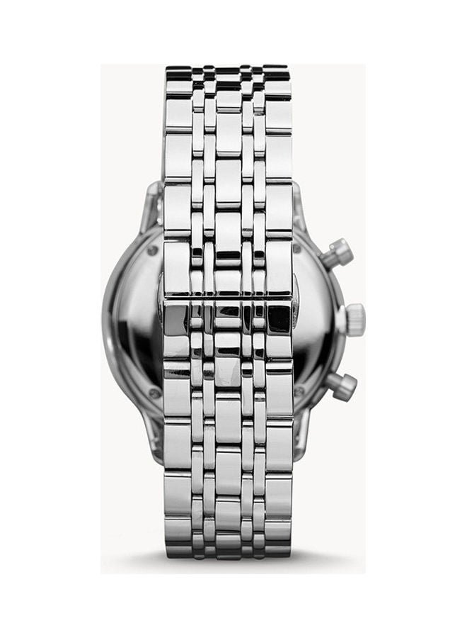 Men's Chronograph Round Shape Stainless Steel Wrist Watch AR0389 - 43 Mm