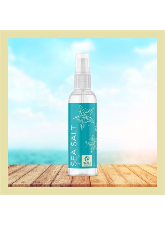 Volumizing Sea Salt Spray for Hair - Texturizing Beach Waves Spray & Hair Mist Curl Activator - Non Sticky Styling Beach Hair Spray for Men and Women with Nourishing Sea Kelp Extract and Argan Oil 8oz