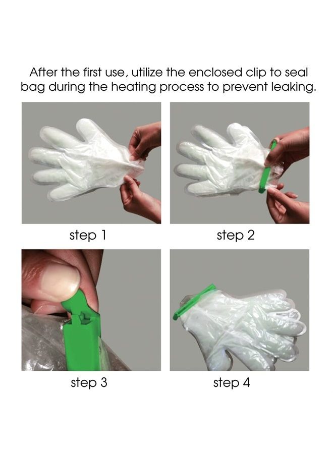ForPro 10-Minute Paraffin Hand Treatment, Spa and Home Treatment Gloves, Fragrance Free, One-Pair