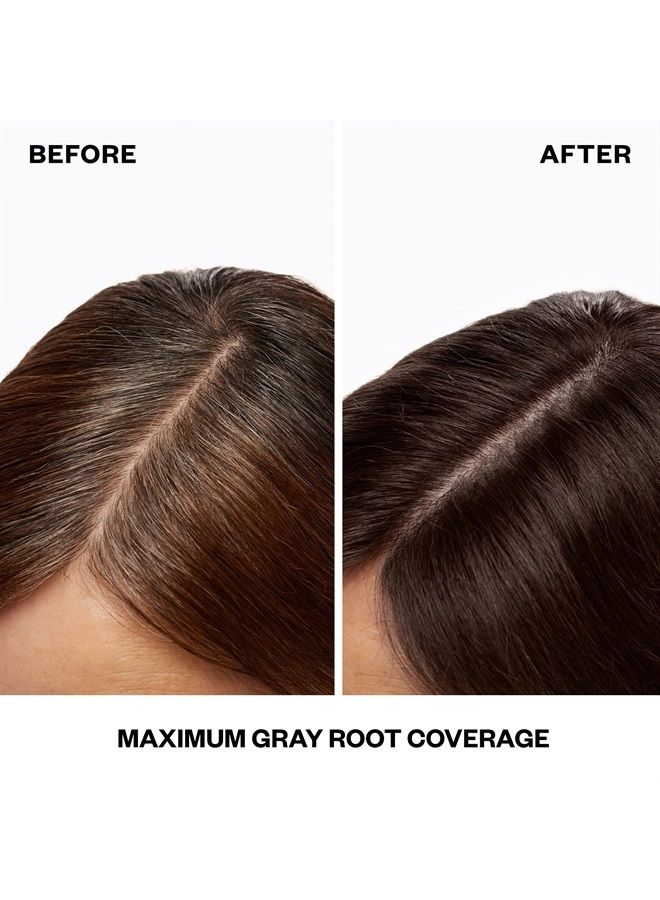 Permanent Color Kit 1-800 ESPRESSO - Golden Ash Brown 5GA | Easy Application + Strengthen + Shine | Vegan + Cruelty Free + Ammonia Free | 4.75 Oz