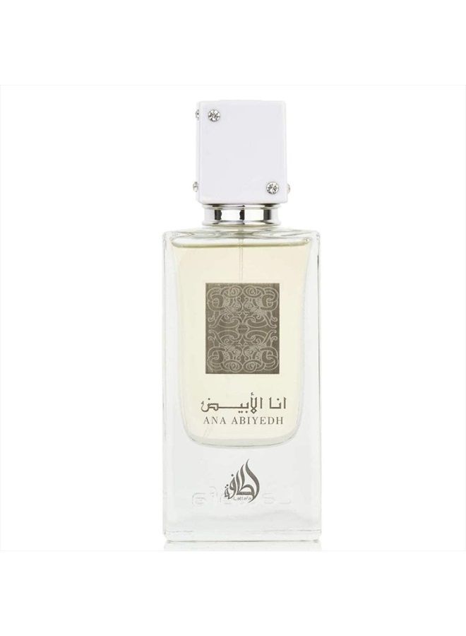 Lattafa Ana Abiyedh for Unisex Eau de Parfum Spray, 2.0 Ounce