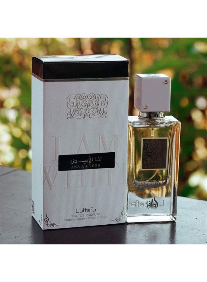 Lattafa Ana Abiyedh for Unisex Eau de Parfum Spray, 2.0 Ounce