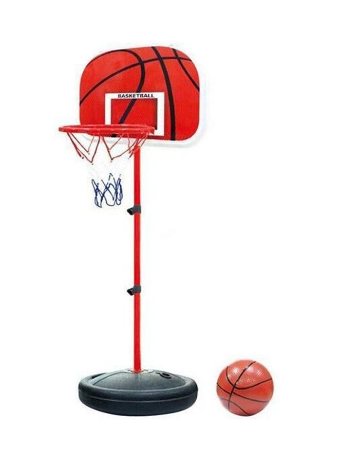Adjustable Basketball Outdoor Indoor Back Board Stand And Hoop Set Kid Toy