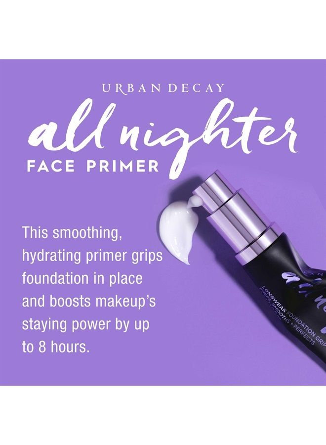Urban Decay All Nighter Longwear Face Primer - Lightweight, Long-Lasting Formula - Locks Foundation in Place, Smooths & Hydrates Skin - 1.0 fl. oz