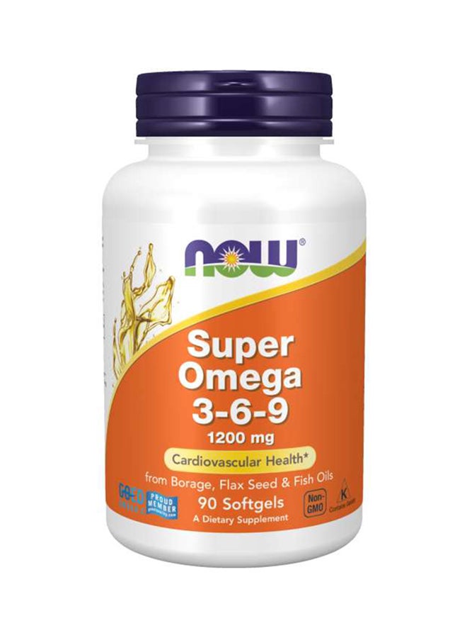 Super Omega 3-6-9 1200 mg 90 Softgels