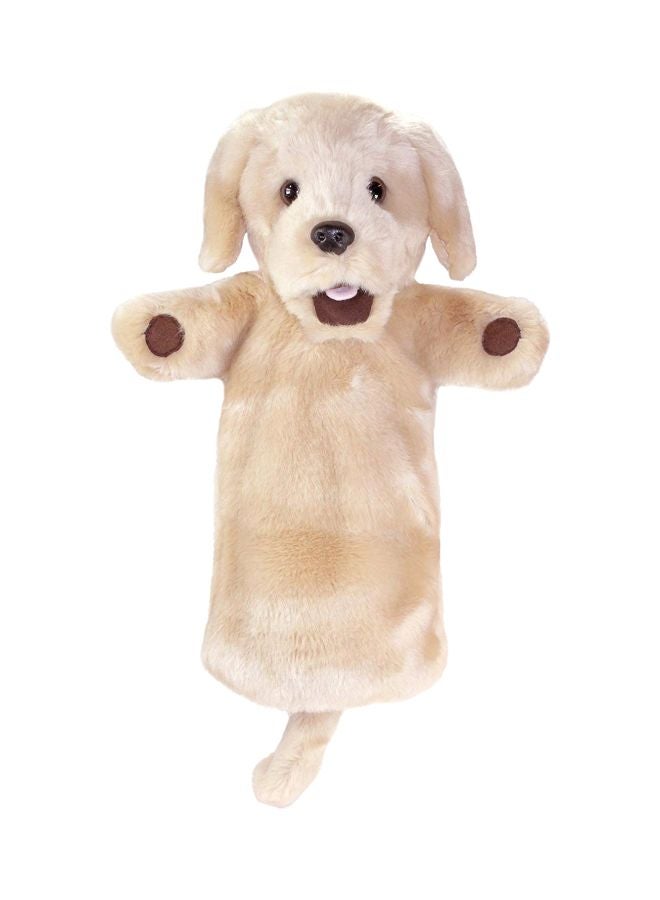 Long Sleeves Yellow Labrador Hand Puppet PC006016 15inch