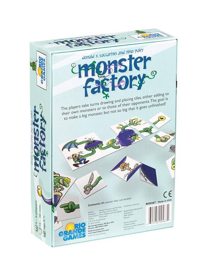 Monster Factory Board Game 467RGG