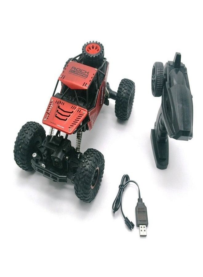 Rechargeable Rock Stunt RC Car, 4WD 2.4GHz Remote Control Truck with off Road Tires LED Lights RC Drift Cars for Kids