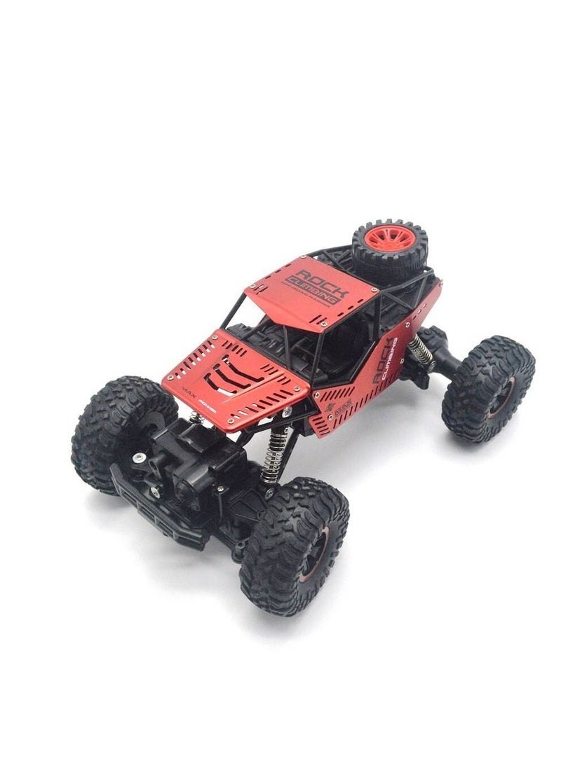 Rechargeable Rock Stunt RC Car, 4WD 2.4GHz Remote Control Truck with off Road Tires LED Lights RC Drift Cars for Kids