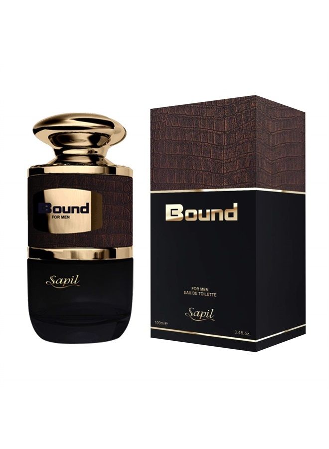 Bound for Men 100ml / 3.4 Fl Oz | Fragrance for Men | Spicy & Woody Fragrance | Long Lasting