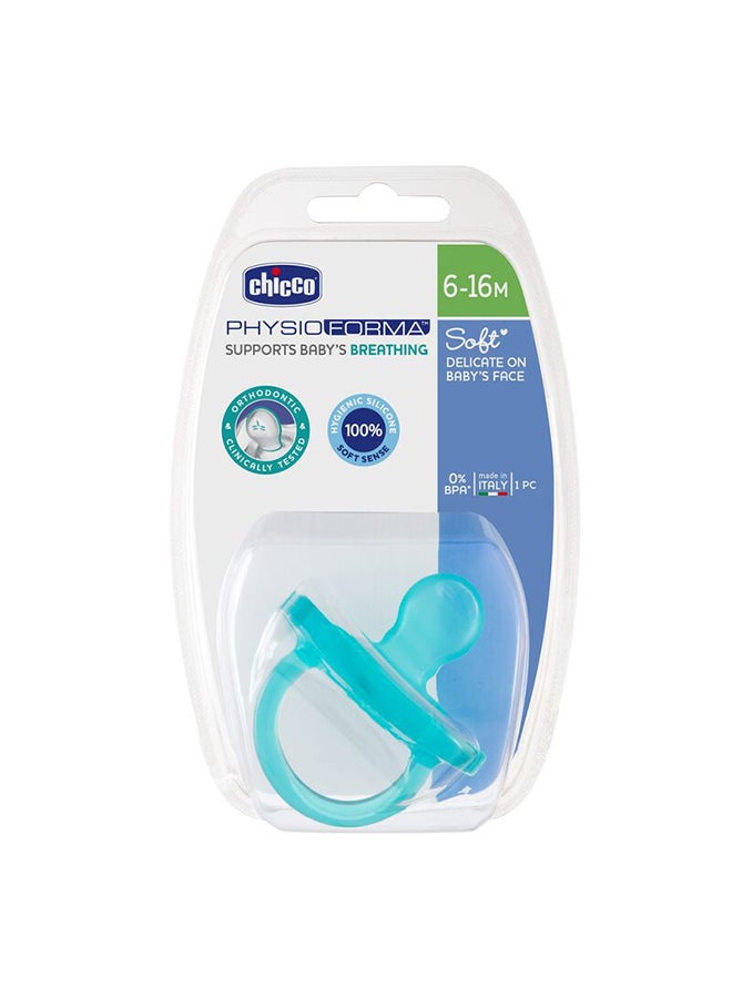 PhysioForma Soft Pacifier, 6-16 Months - Blue