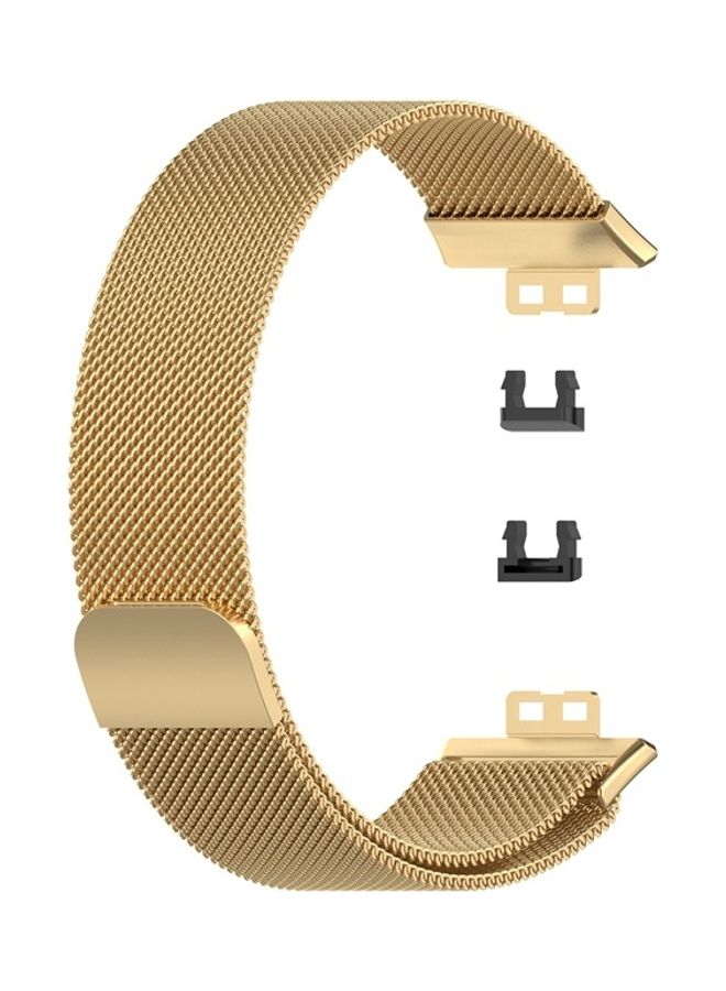 Milanese Replacement Band For Huawei Watch Fit Gold