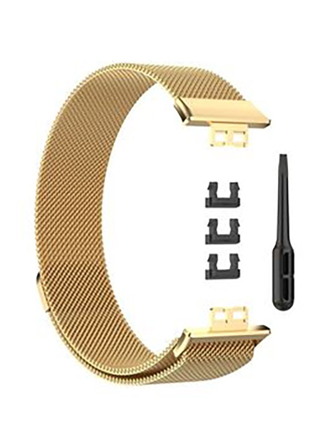 Milanese Replacement Band For Huawei Watch Fit Gold