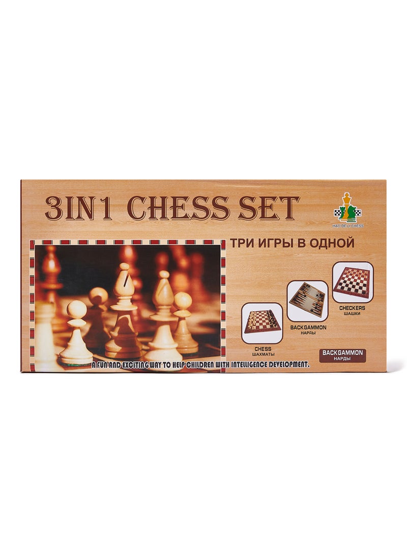3 In 1 Chess Set