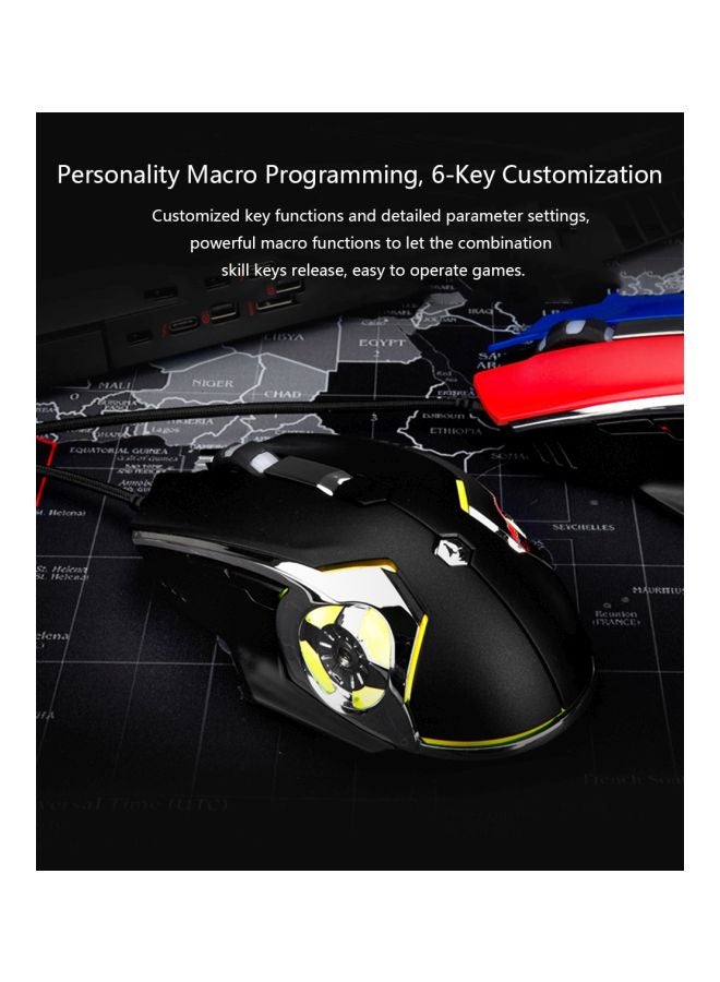 USB Wired Optical Gaming Mouse Multicolour