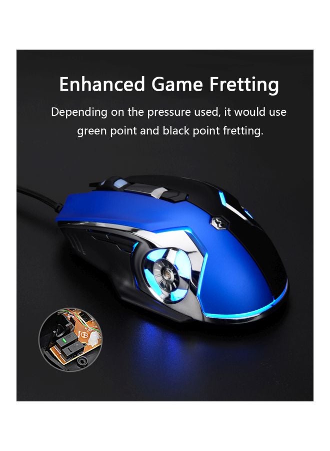 USB Wired Optical Gaming Mouse Multicolour