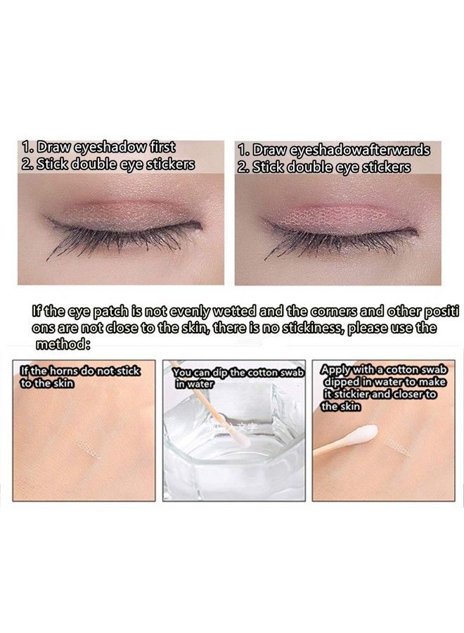 Eyelid Tape Invisible Eye Stickers Portable Breathable Natural Invisible Single Sided Double Eyelid Tape Selfadhesive Eyelid Stickers Instant Eye Lift Strips With Y Fork (B)