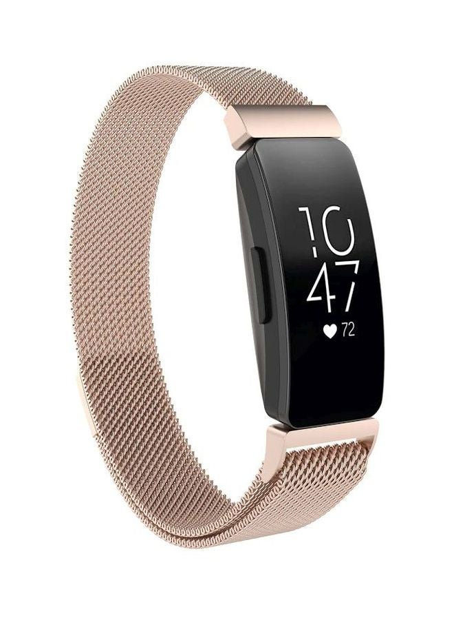 Replacement Band For Fitbit Inspire/Inspire Hr 7inch Rose Gold