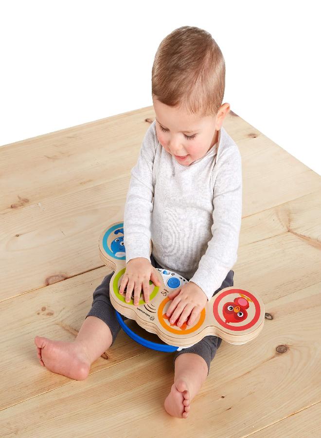 Baby Einstein Magic Touch Wooden Drum Musical Toy, Ages 6 months Plus