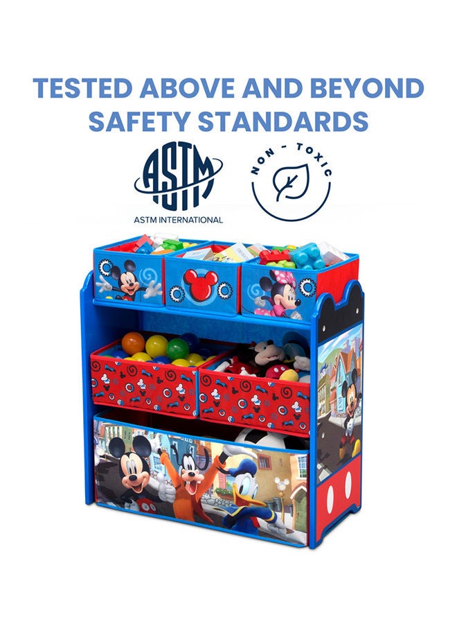 Mickey Mouse Multi-Bin Toy Organizer