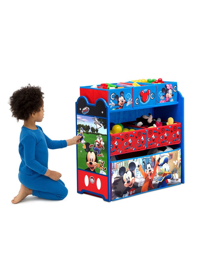 Mickey Mouse Multi-Bin Toy Organizer