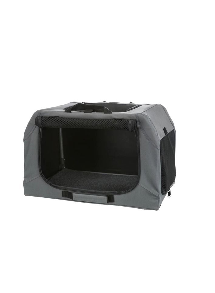 Trixie Easy Sift Mobile Kennel For Dogs Grey