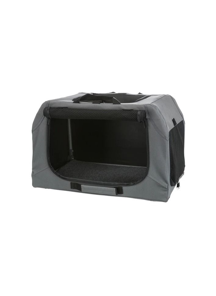 Trixie Easy Sift Mobile Kennel For Dogs Grey