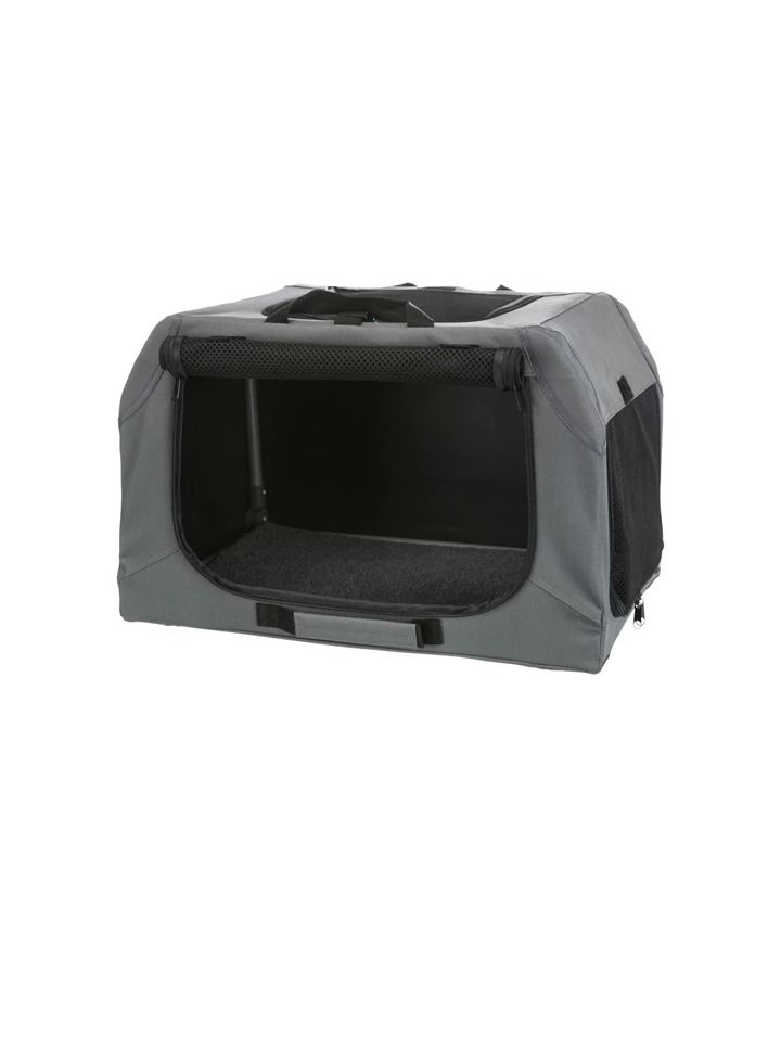 Trixie Easy Sift Mobile Kennel For Dogs Grey
