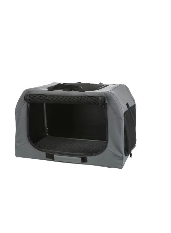 Trixie Easy Sift Mobile Kennel For Dogs Grey
