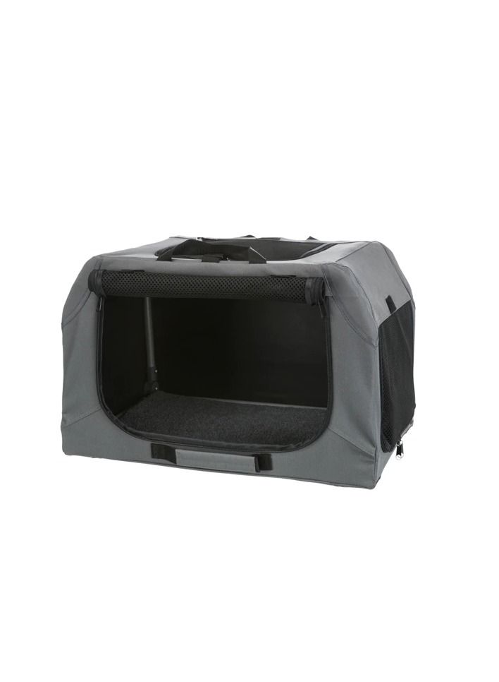 Trixie Easy Sift Mobile Kennel For Dogs Grey