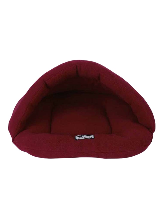 Cave Shaped Bed Wine Red S