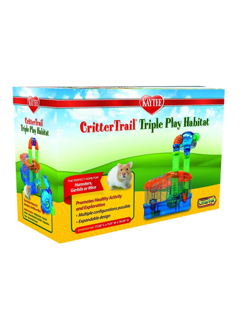 Crittertrail Triple Play Habitat Multicolour