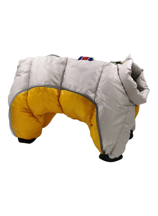 Pet Dog Winter Jacket Beige/Yellow